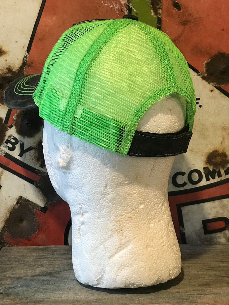 BASEBALL CAP, NEON GREEN - BASEBALL CAP