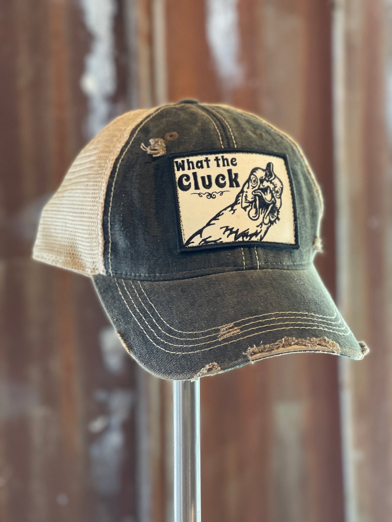 Throwback Hat - Grassy C - Light Blue at Criquet