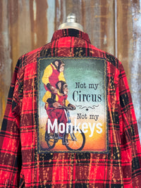 Thumbnail for Not My Circus Not my Monkeys Flannel