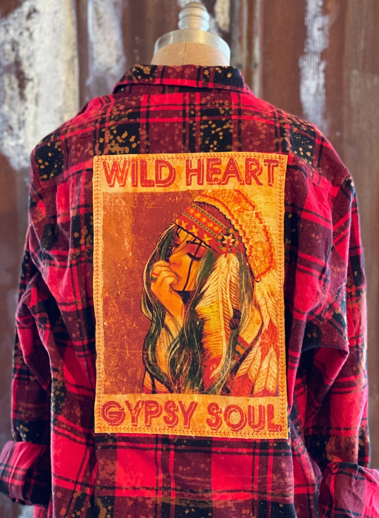 Wild Heart Art Flannel